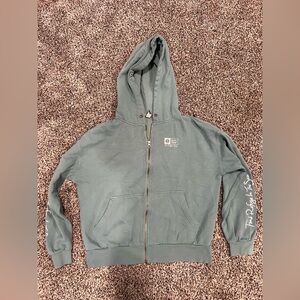 EUC Salty Crew Oversized Full-Zip Hoodie, size small.